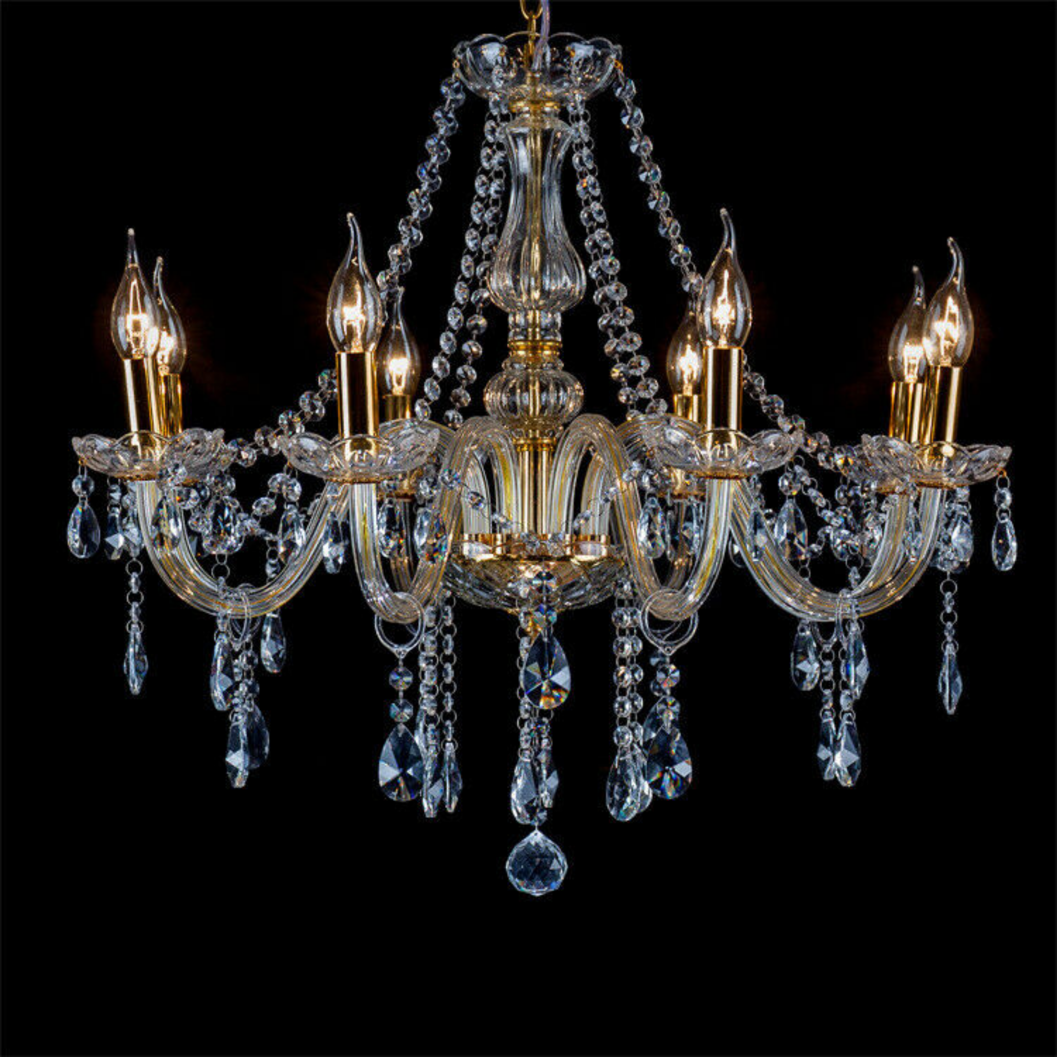 Crystal Chandelier Ceiling Pendent Light Glass Beads