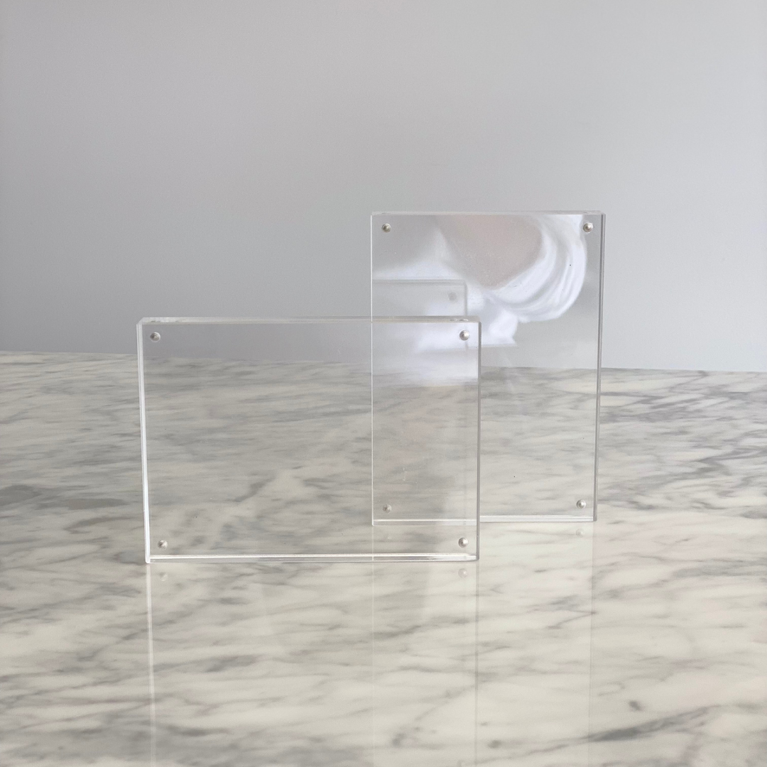 Clear Acrylic Display Stands - Photo frames